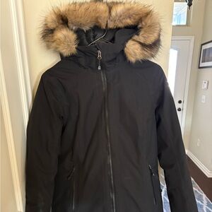 Eddie Bauer Down Stadium Coat w/ Fur Hood